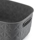 image 3 of Curver Softex Grey Storage Basket Small 4L