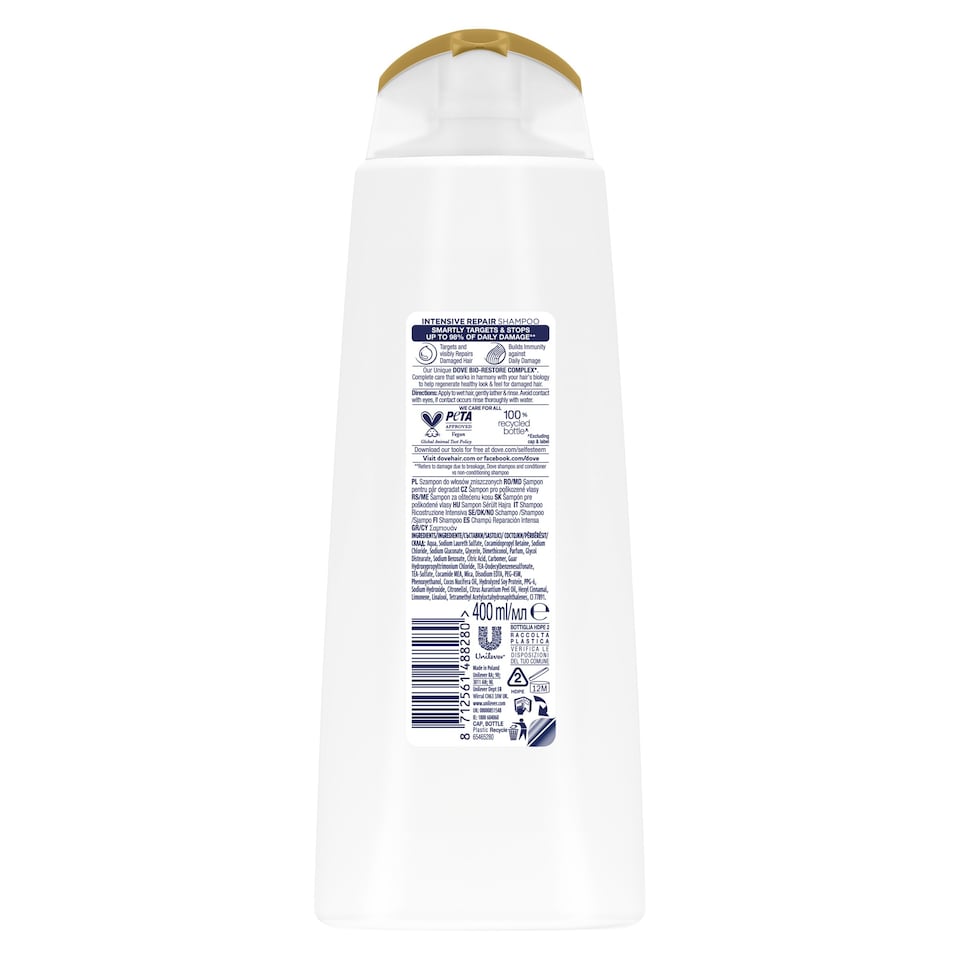 image 1 of Dove Intensive Repair Shampoo 400Ml