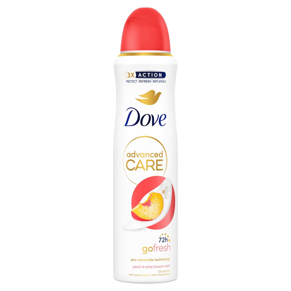 Dove Advanced Care Go Fresh Peach & White Blossom Scent Anti-Perspirant 150 ml