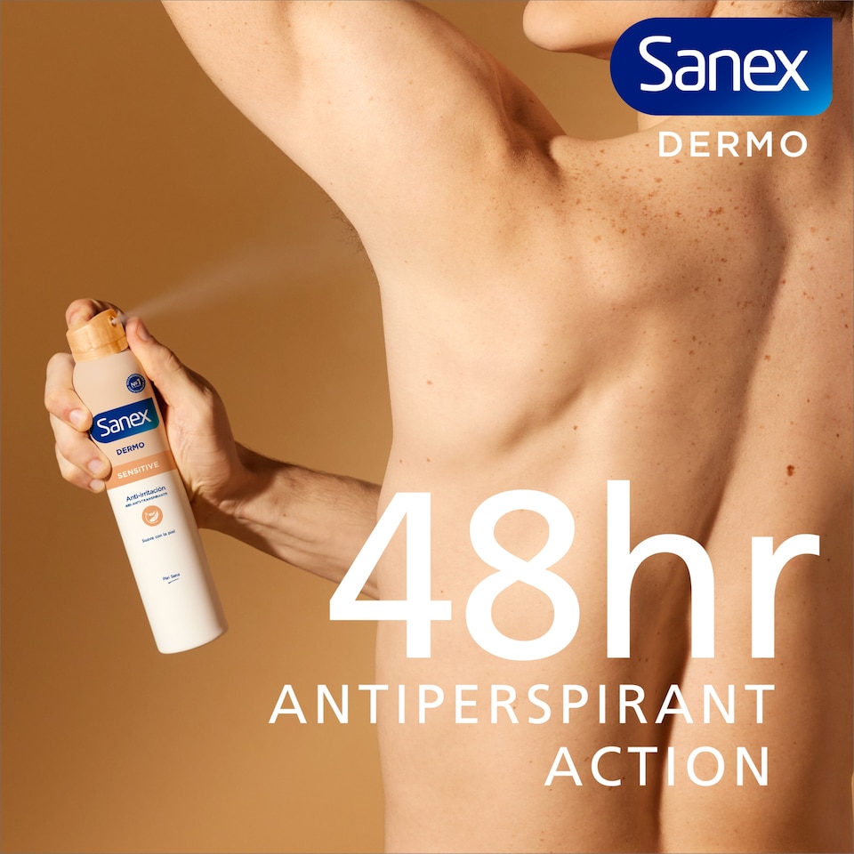 image 1 of Sanex Dermo Sensitive Antiperspirant Deodorant 250Ml