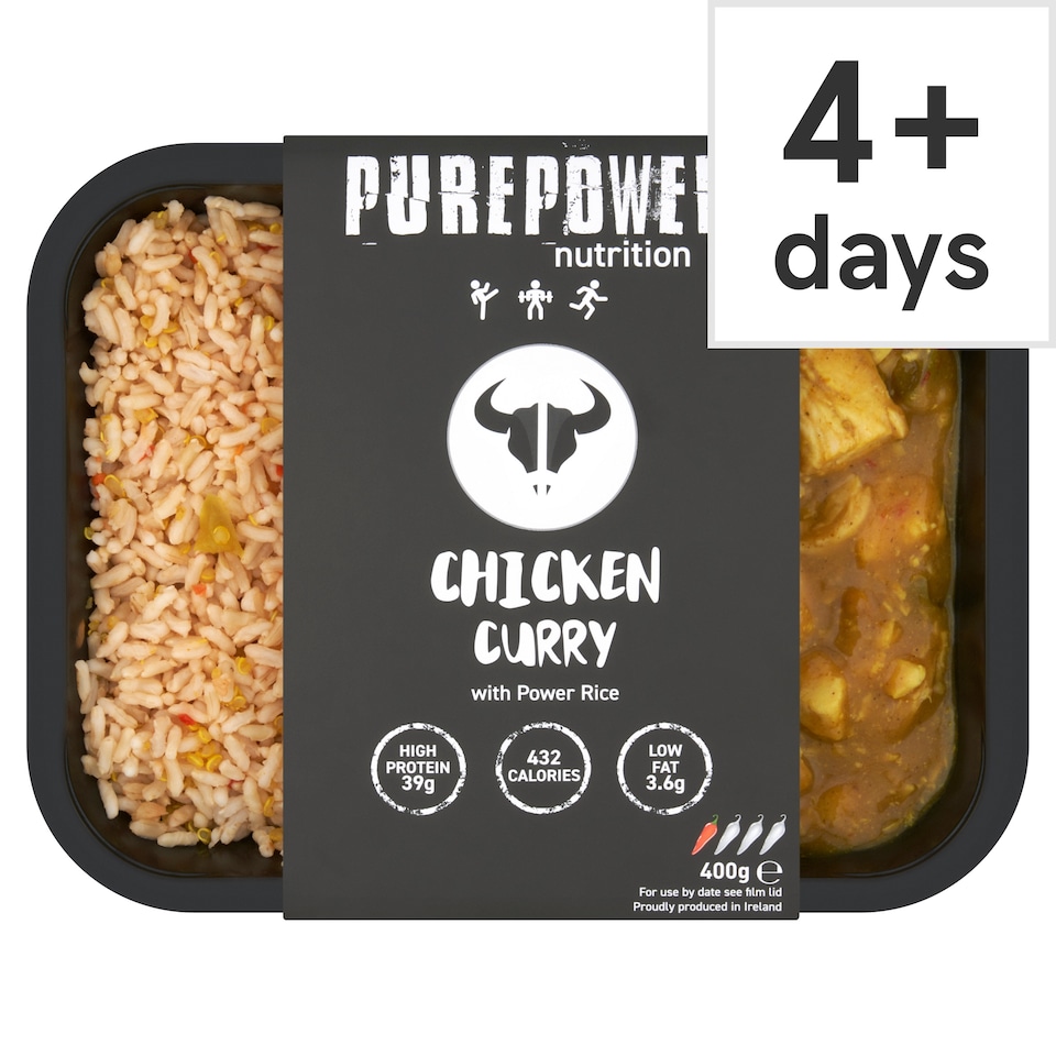 Purepower Chicken Curry With Rice 400G