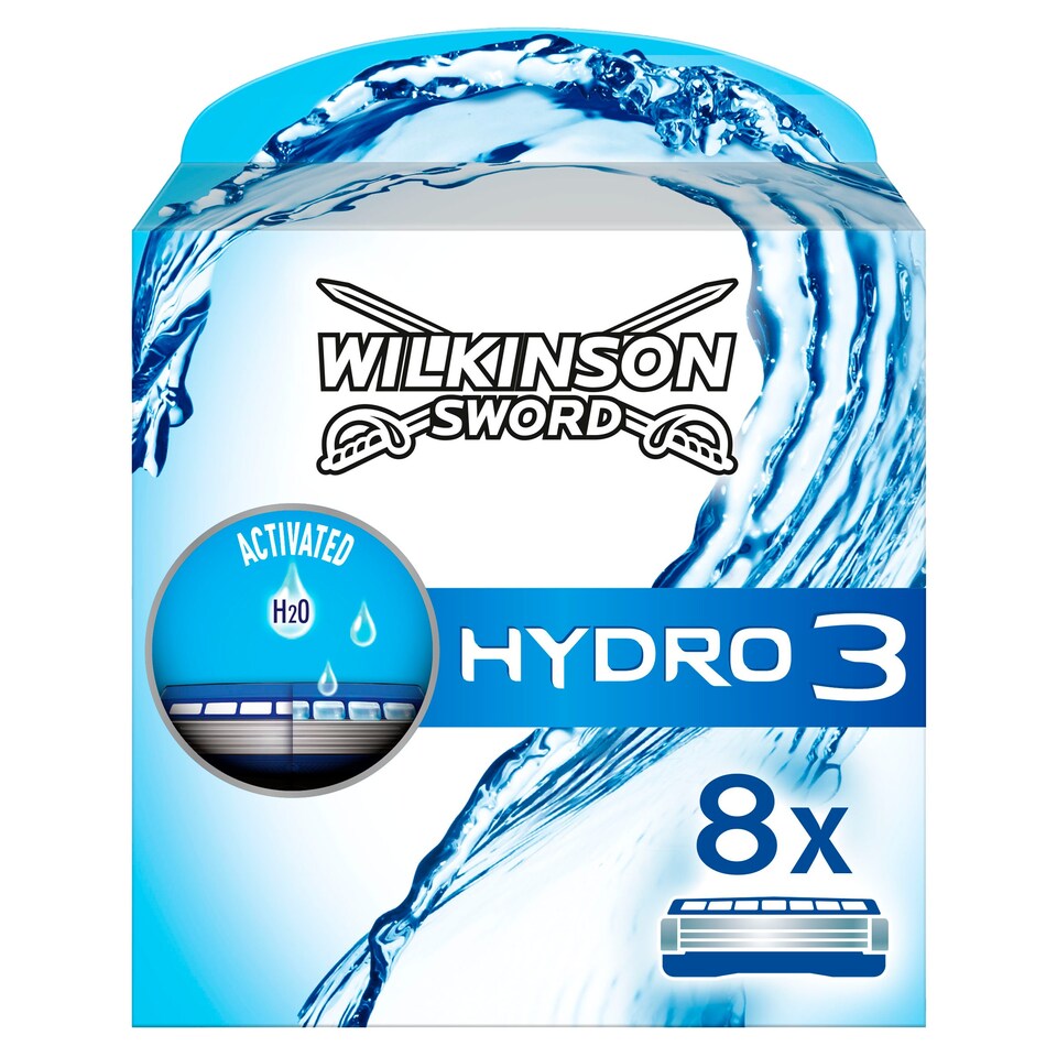 Wilkinson Sword Hydro 3 Razor Blades 8 Pack