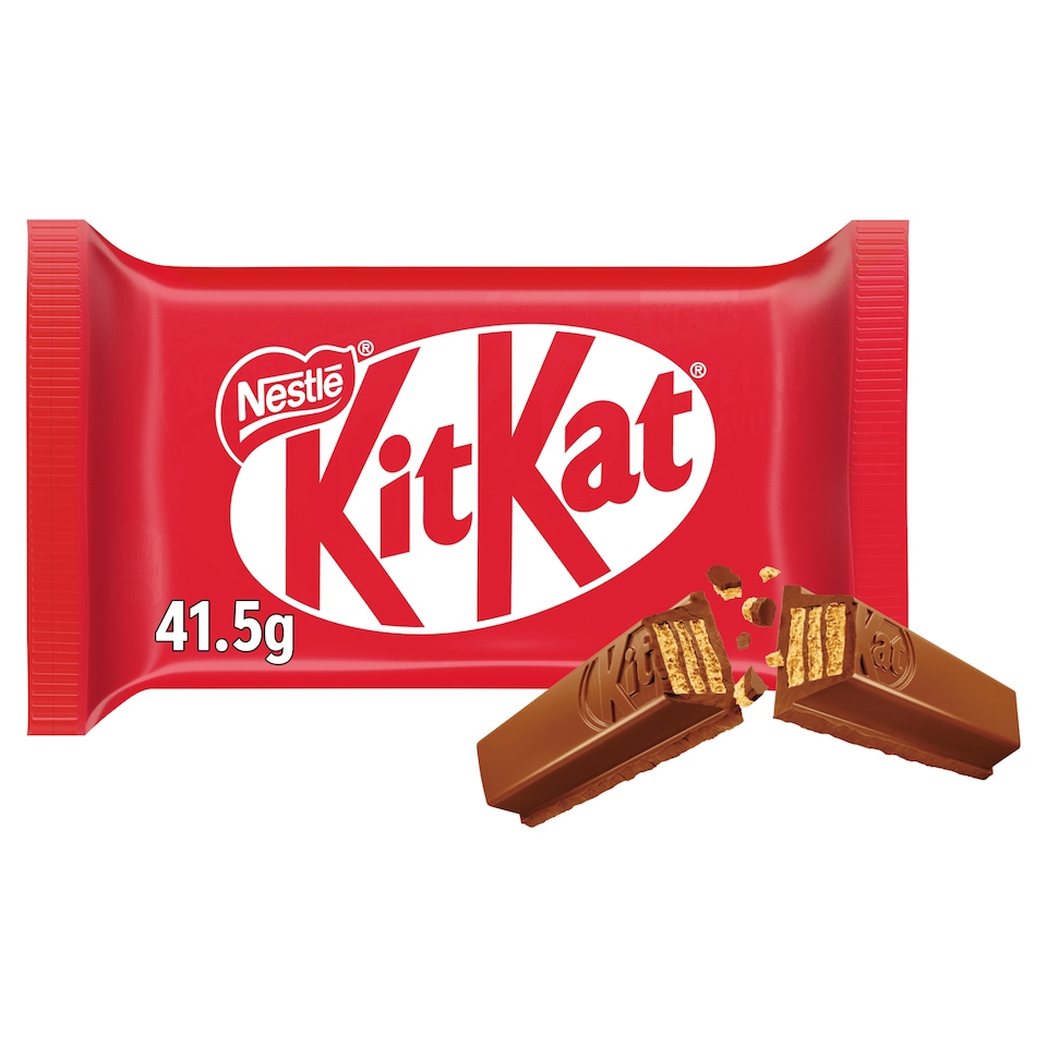 image 1 of Kit Kat 4 Finger Milk Chocolate Bar 41.5g