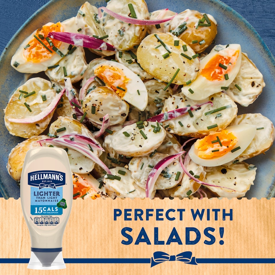 image 1 of Hellmann's Lighter Than Light Mayonnaise Squeezy 430ml
