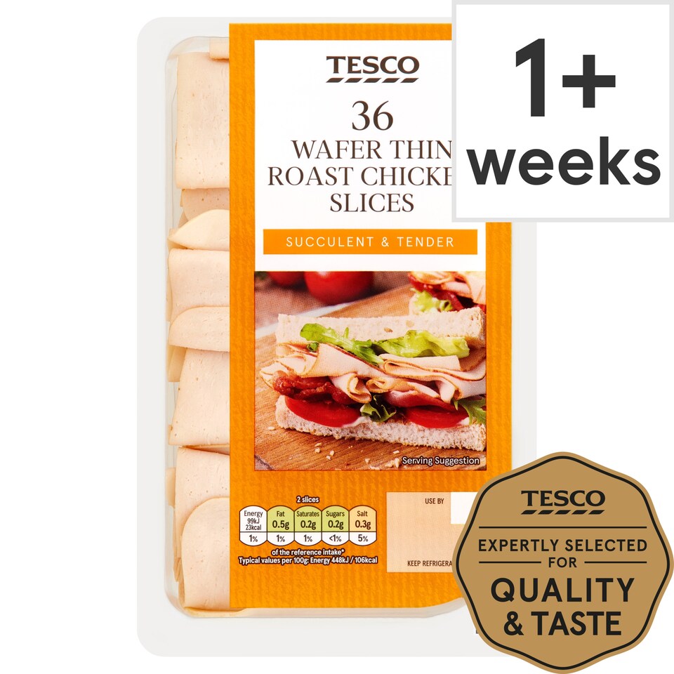Tesco Wafer Thin Roast Chicken Slices 400g
