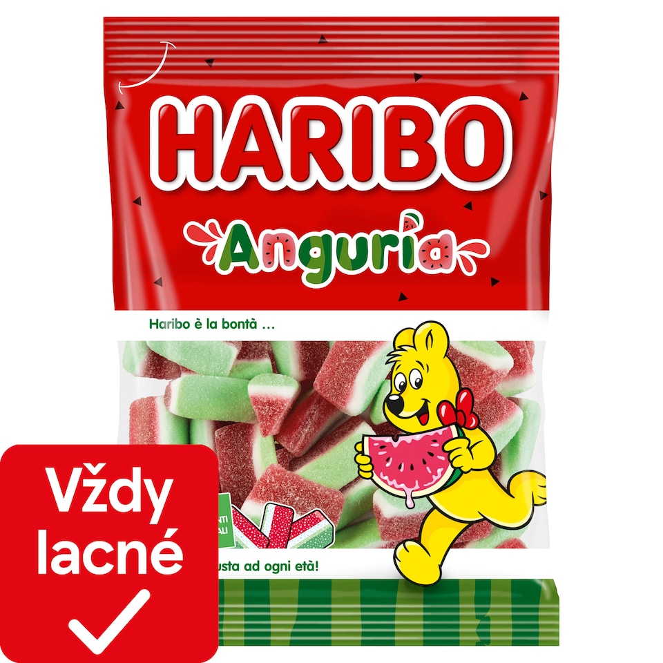 Haribo Anguria želé s ovocnou a melónovou príchuťou 175 g