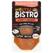 Kiddylicious Little Bistro Beef Spaghetti Bolognese 130G