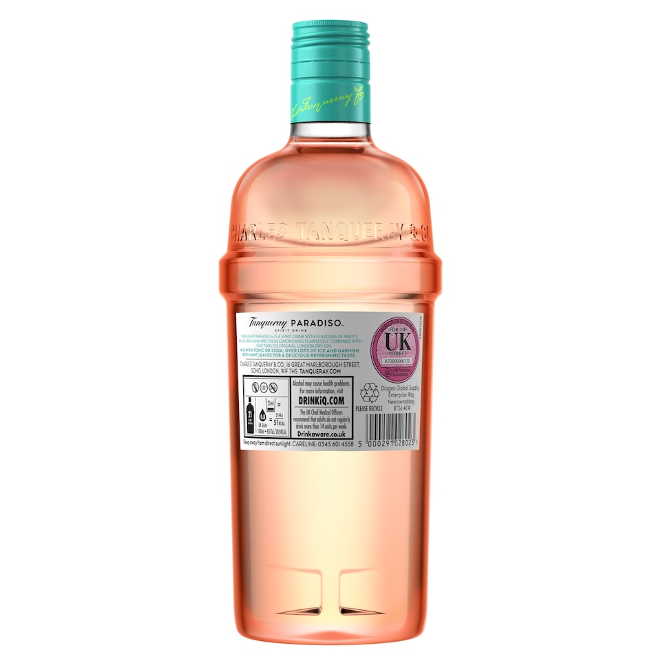 image 1 of Tanqueray Paradiso Spirit Drink 70cl