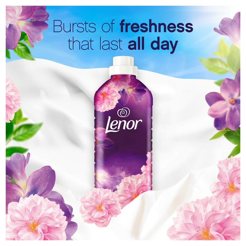 image 1 of Lenor Fabric Conditioner Exotic Bloom & Moonlight Lily 42 Washes 1.386L
