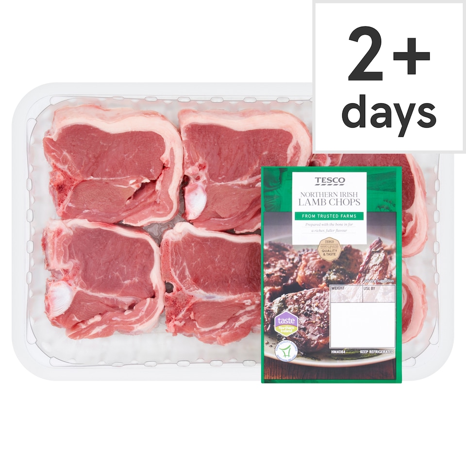 Tesco Northern Irish Lamb Chops 450g