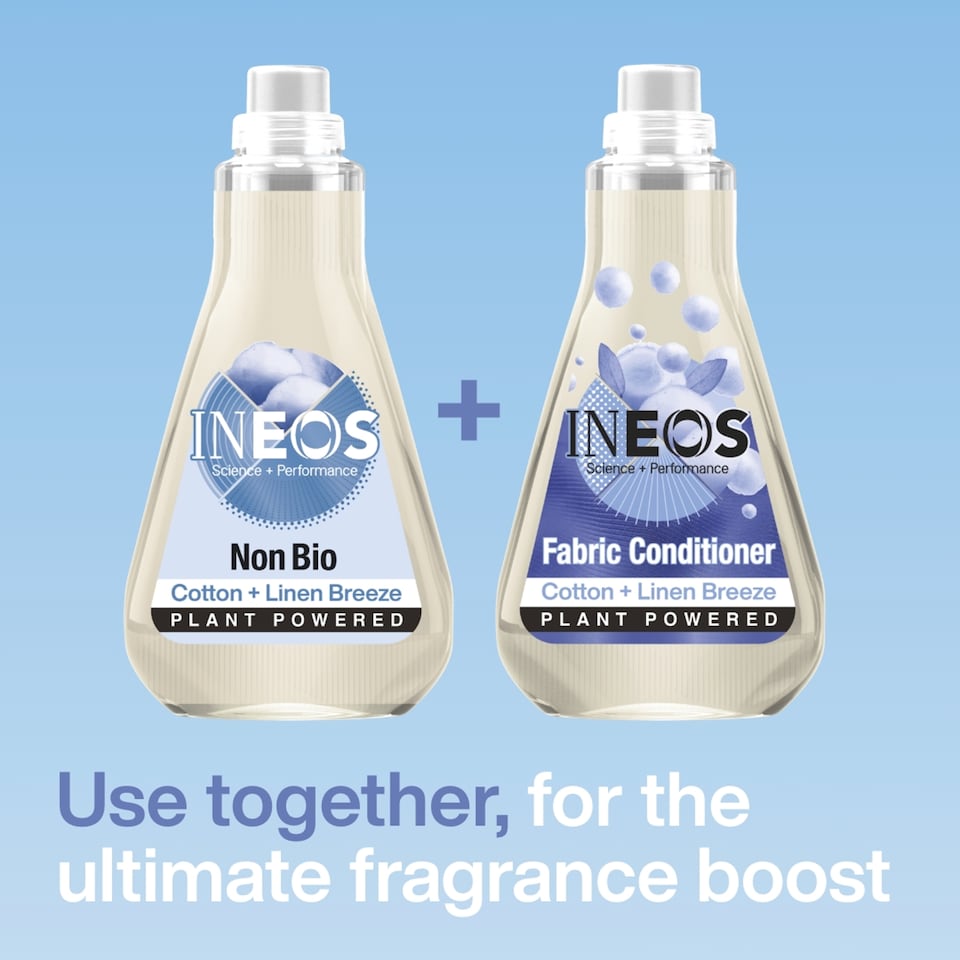 image 1 of INEOS For Sensitive Skin Fabric Conditioner Cotton & Linen Breeze 50 Washes 1L