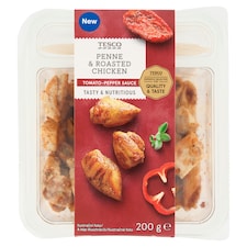 Tesco Varené semolinové cestoviny s paradajkovo-paprikovou omáčkou 200 g