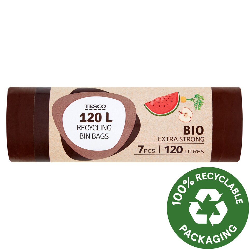 Tesco Bio Extra Strong szemeteszsák 120 l 7 db