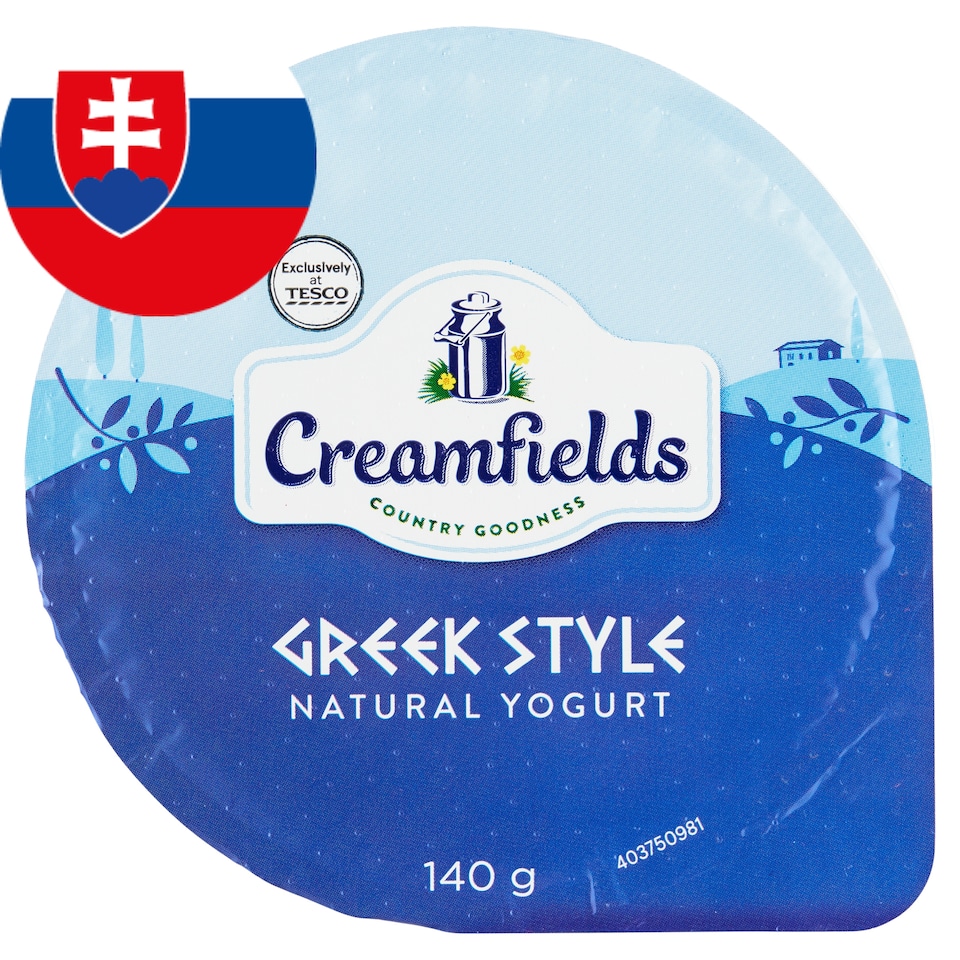 Creamfields Greek Style Natural Yogurt 140 g