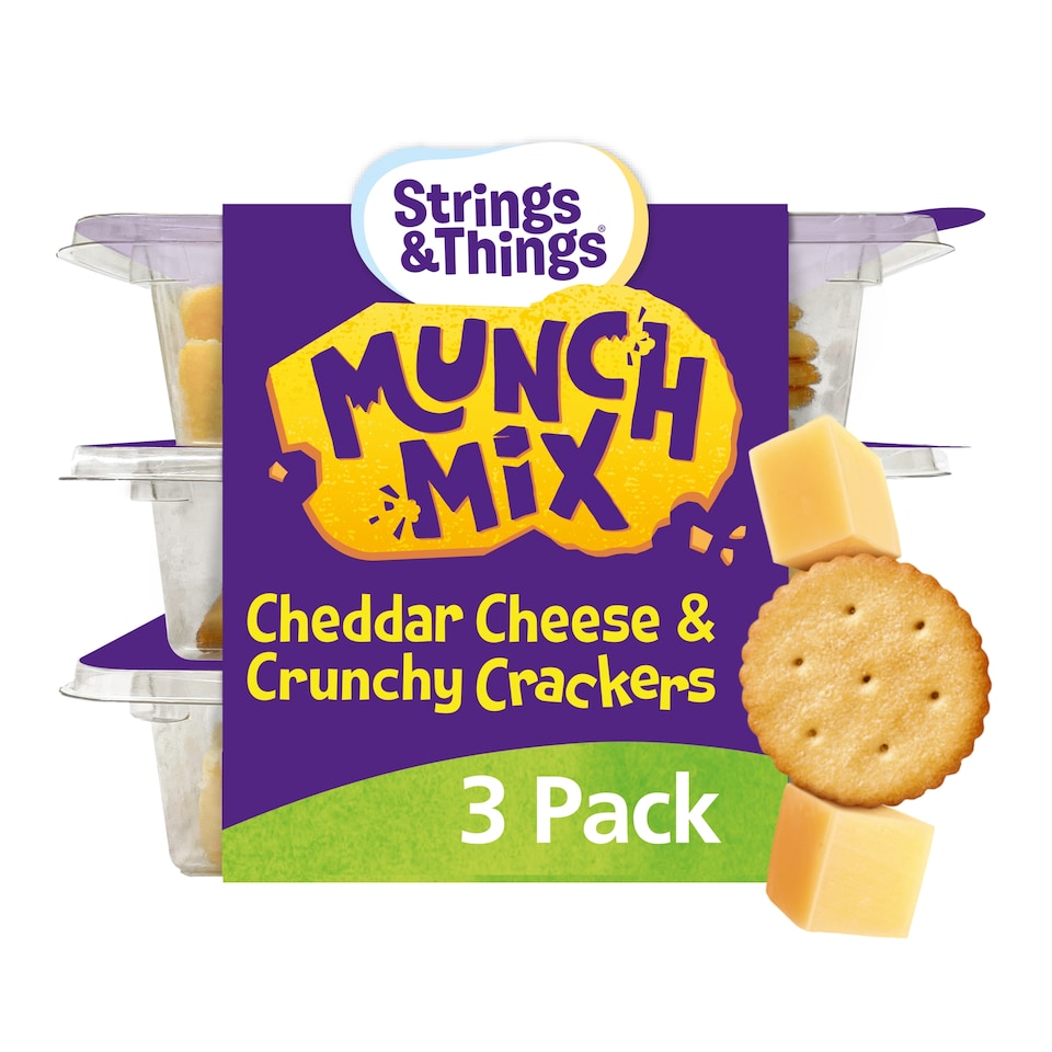 Strings and things Munch mix cheese & crackers 90g