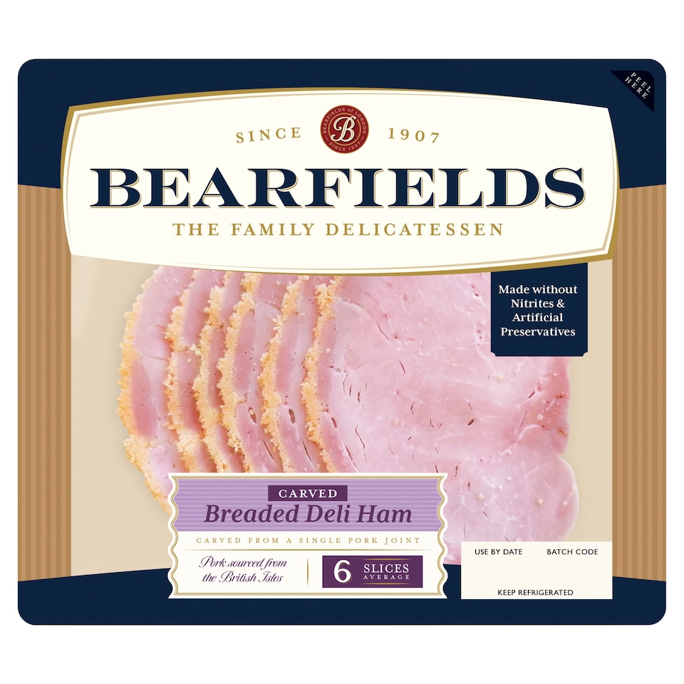 Bearfields Carved Breaded Ham 100g