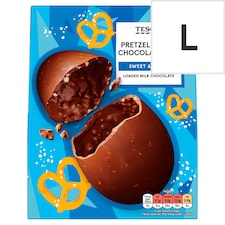Tesco Pretzel & Salt Chocolate Egg 280g