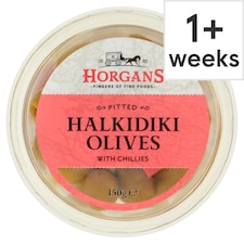 Horgans Hldiki Greek Green Olives With Chilli 150G