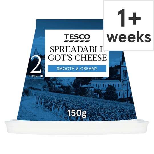 Tesco Spreadable Goats Cheese 150G Tesco Groceries