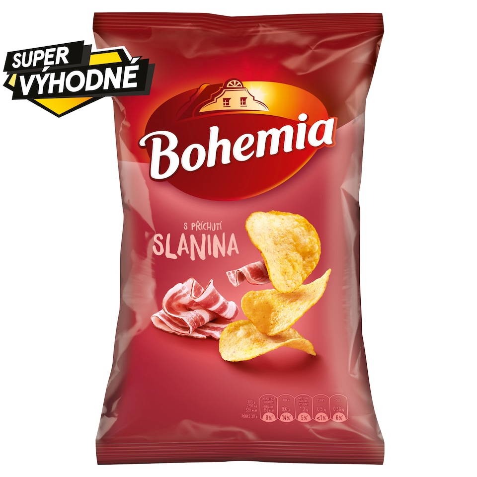 Bohemia Chips with Bacon Flavor 130g
