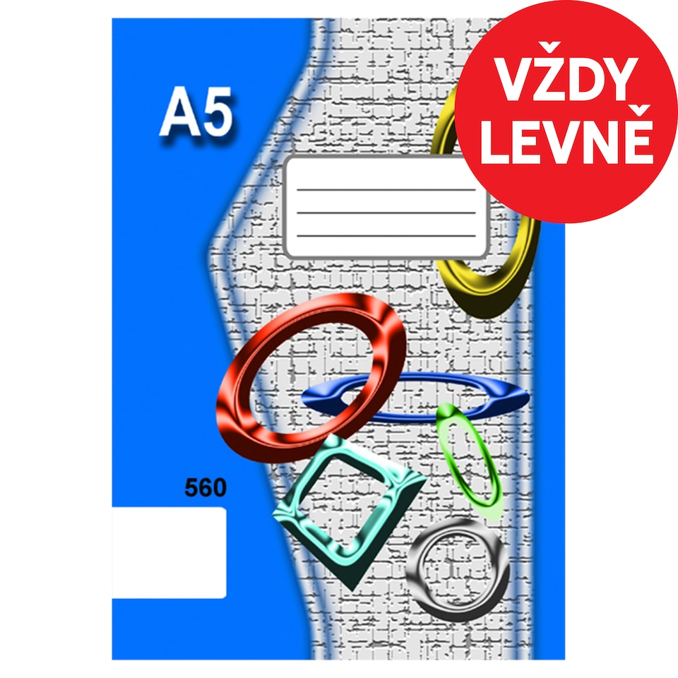 ECO sešit čistý 560 A5