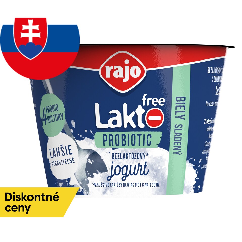 Rajo Lakto Free Probiotic White Sweetened Yogurt 150 g