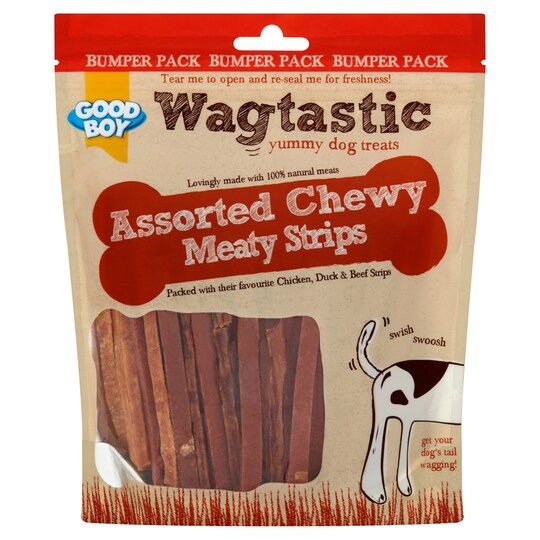 Good Boy Meaty Strips Dog Treat 320G Tesco Groceries