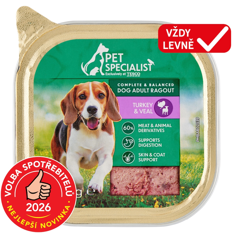 Pet Specialist Dog Adult Ragout Turkey & Veal 300g