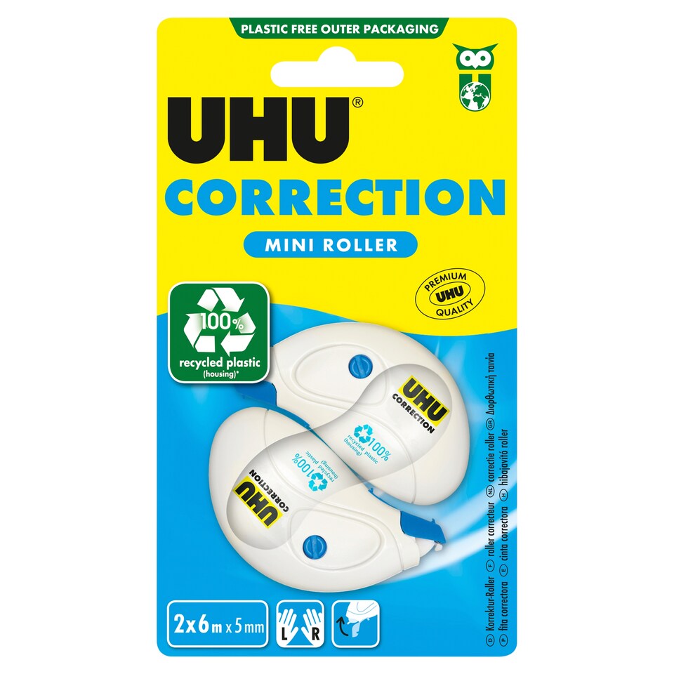 UHU Mini Correction Roller 2 x 5 mm x 6 m