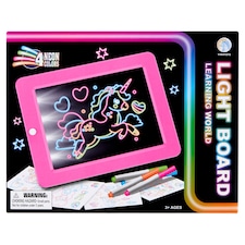 Playfellow Light Board Lerning World fluoreszkáló rajztábla