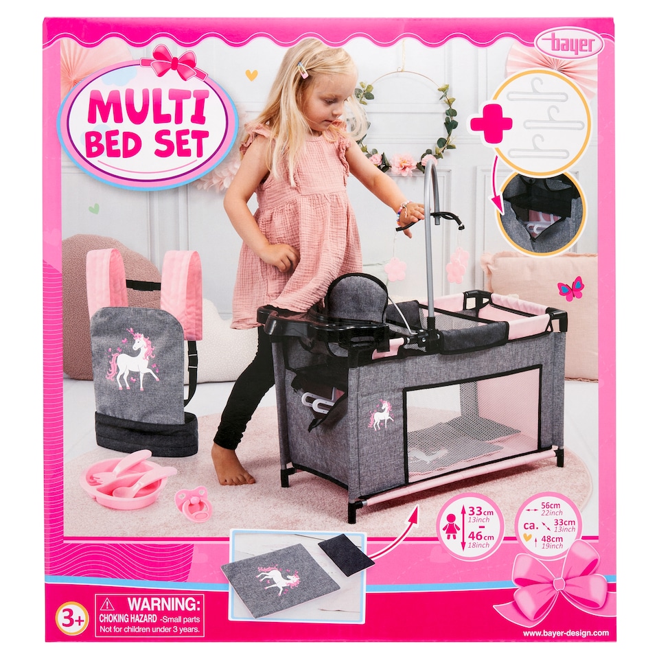 Bayer Multi Bed Set babaágy játékbabának