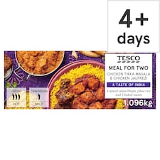 Tesco Chicken Tikka & Jalfrezi Meal Box 1.096kg