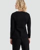 image 3 of F&F Button Front Long Sleeve Blouse in Black