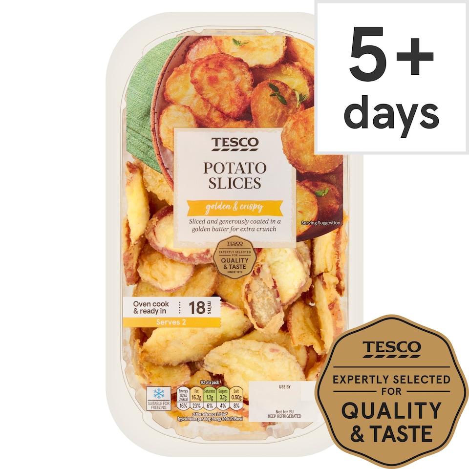 Tesco Potato Slices 350G
