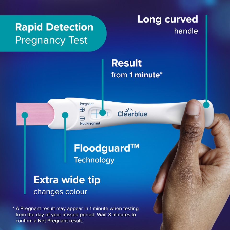image 1 of Clearblue Double Check & Date Pregnancy Test Combo Pack with 2 Tests Kit