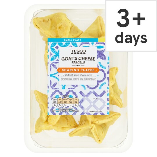 Tesco Goat's Cheese Parcels 132G Tesco Groceries