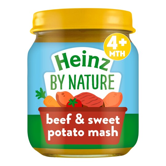 image 1 of Heinz Beef & Sweet Potato Mash Jar 120G