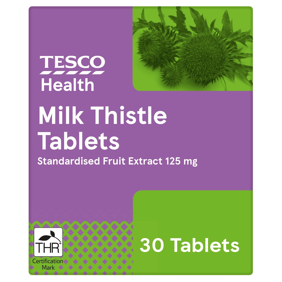 Tesco Health Milk Thistle Tablets 30s