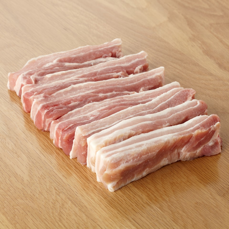 image 1 of Tesco British Pork Belly Slices 550g