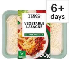Tesco Vegetable Lasagne 400G