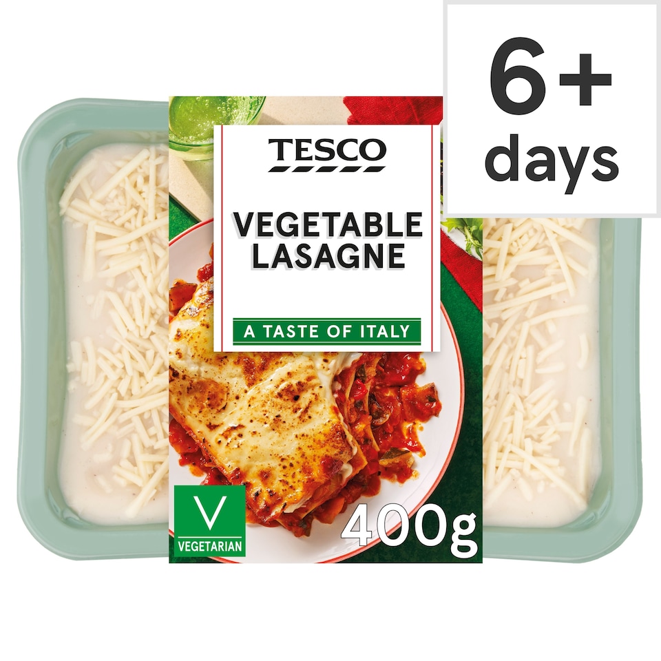 Tesco Vegetable Lasagne 400G
