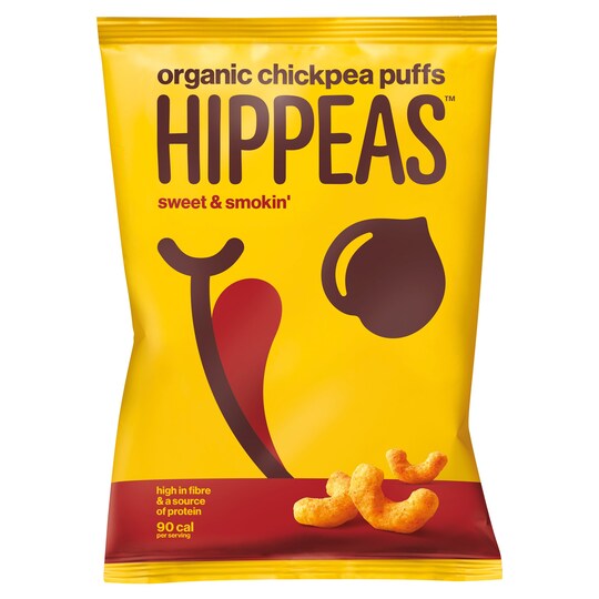 Hippeas Organic Chickpea Puffs Swt & Smokin 78g Tesco Groceries