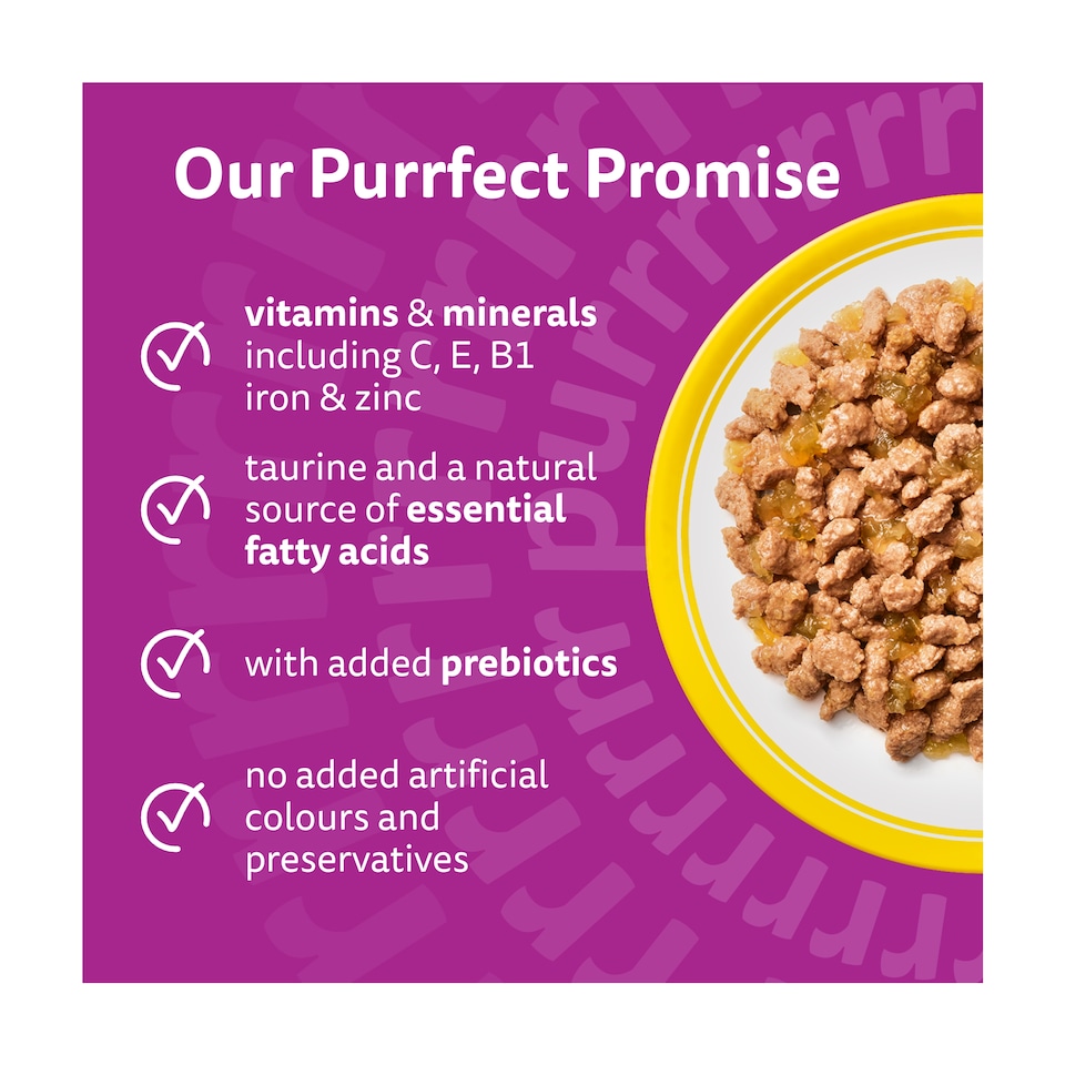 image 1 of Whiskas 11+ Senior Wet Cat Food Poultry Feasts in Jelly 12x85g