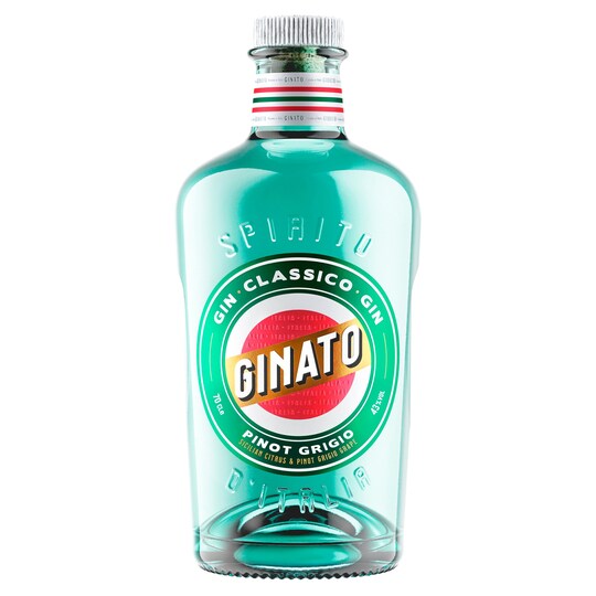 Ginato Sicilian Citrus & Pinot Grigio Gin 70Cl