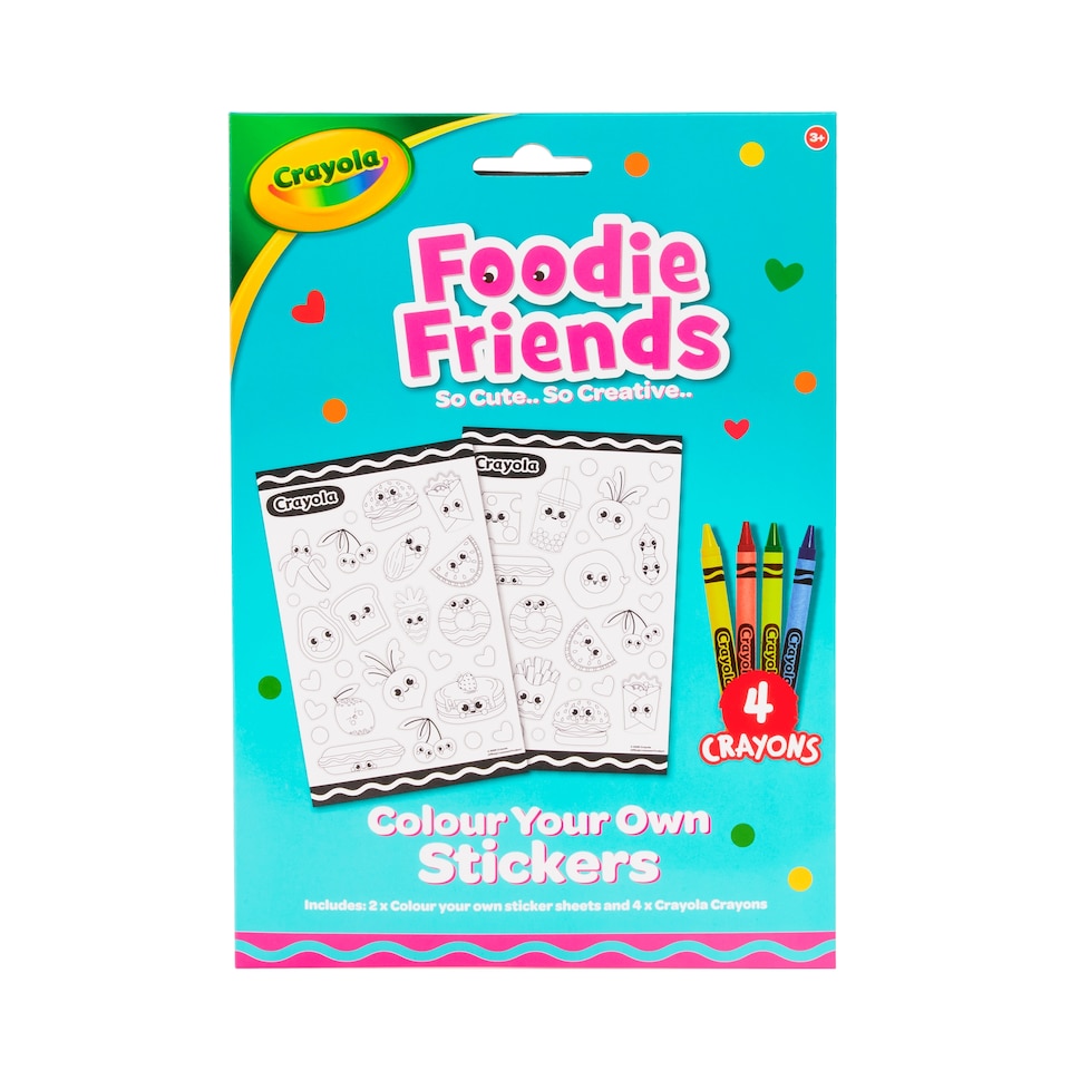 image 1 of Crayola CYO Stickers Foodie Friends