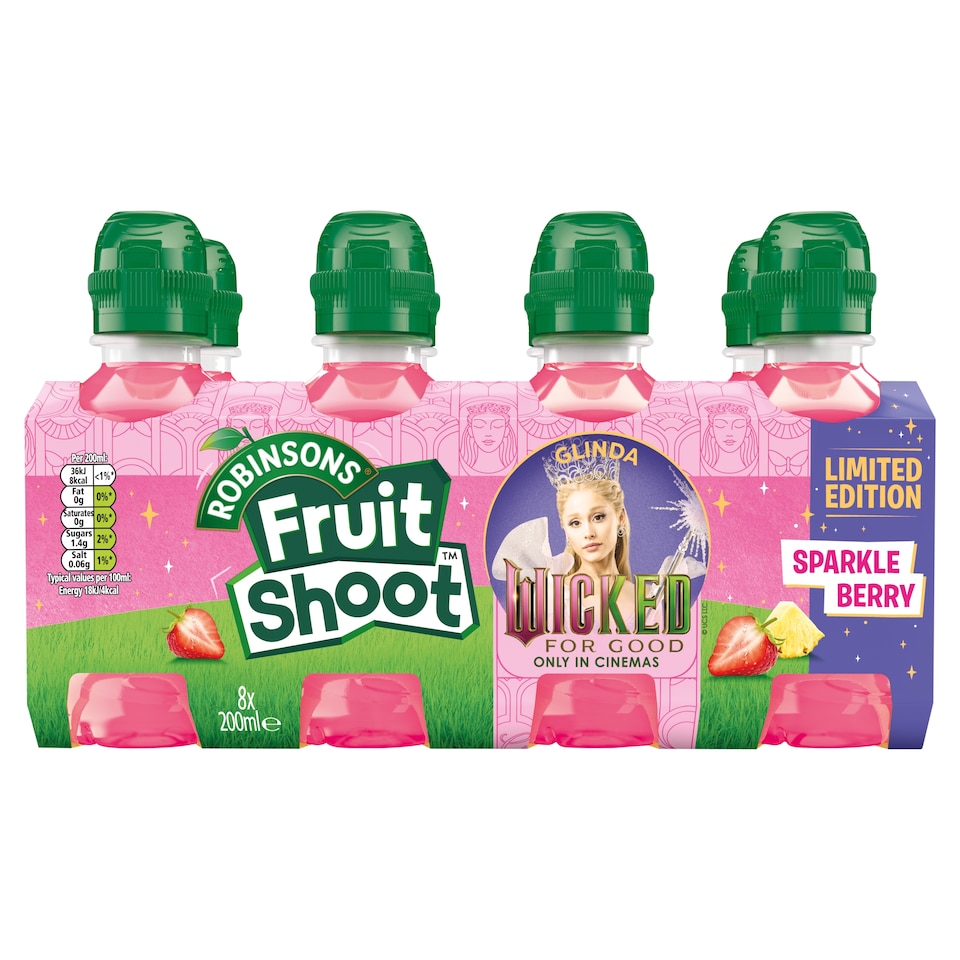 Fruit Shoot Robinsons Glinda Drink 8x200ml