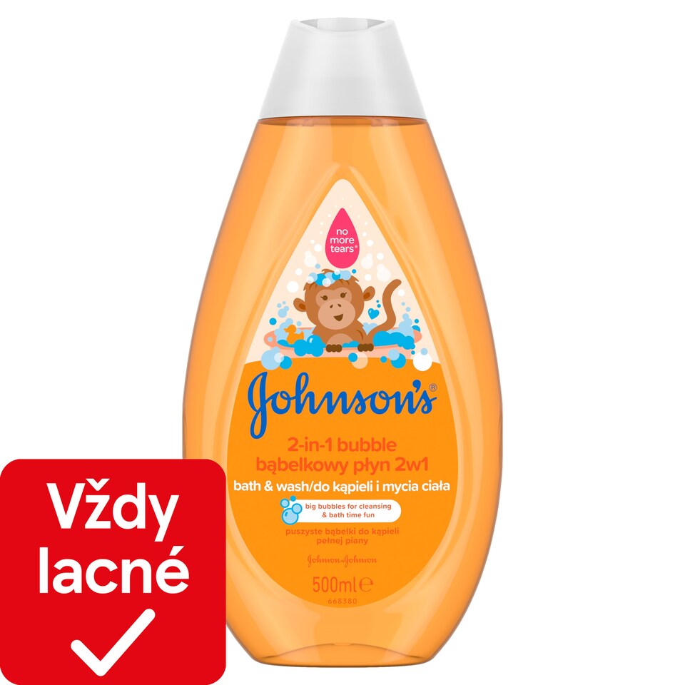 Johnson's Bubble Bath & Wash Gel 2-in-1 500 ml
