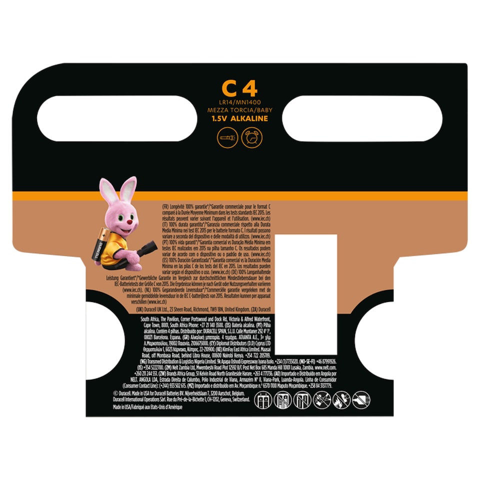 image 1 of Duracell Plus C 4 Pack