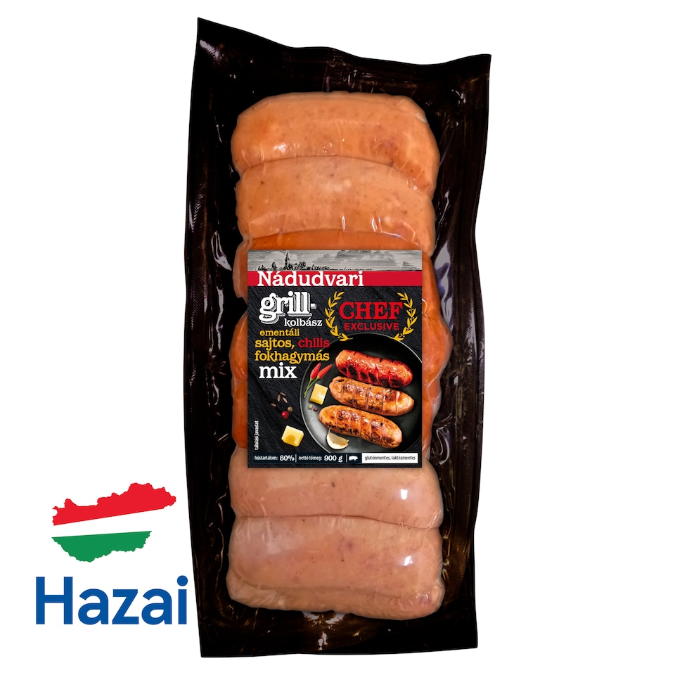 Nádudvari grillkolbász mix 900 g