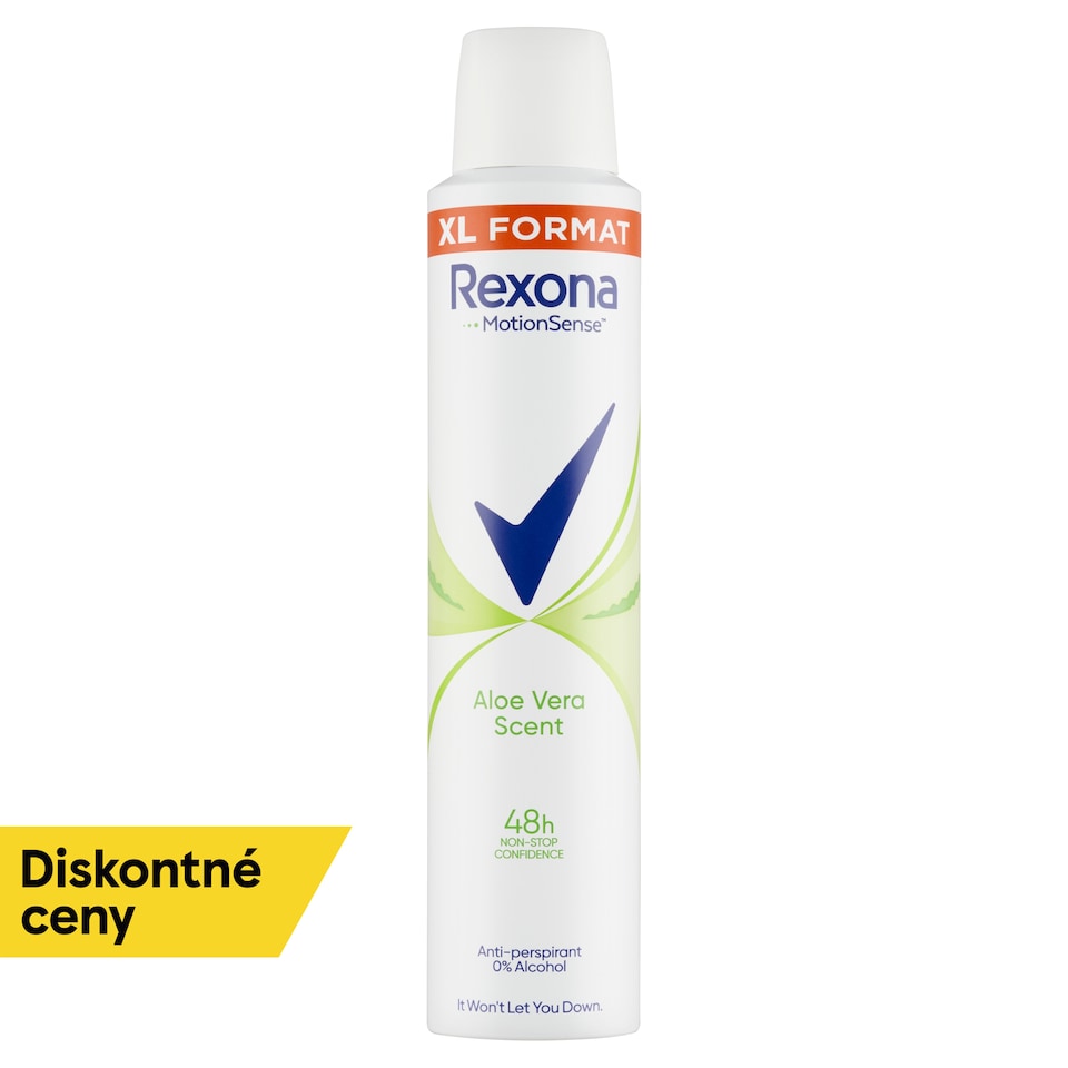 obrázok 1 z Rexona Aloe Vera compressed antiperspirant sprej 200 ml